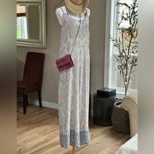 Boho Flowy paisley spaghetti strap jumpsuit